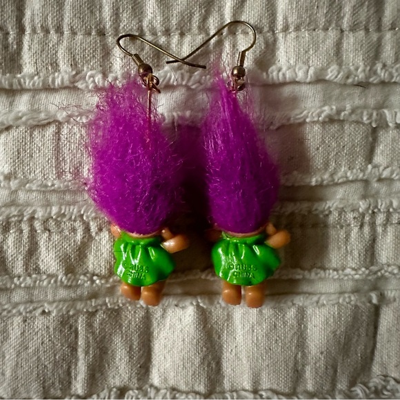 Troll Halloween Earrings - Picture 2 of 3